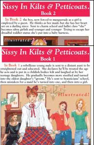 SISSY IN KILTS & PETTICOATS #1 and #2 by Patricia Michelle mags, inc, novelettes, crossdressing, transgender, transsexual, transvestite, feminine, domination, story, stories, fiction