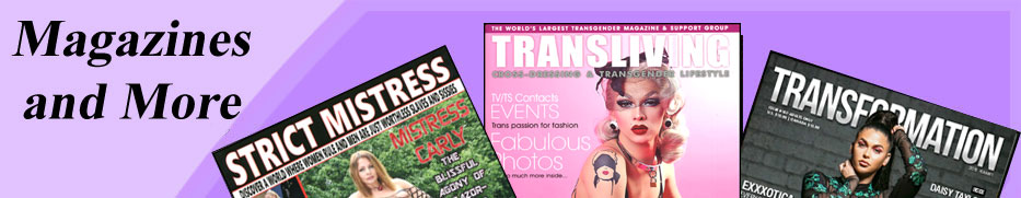 Magazines on Crossdressing and Female Domination from Mags Inc.