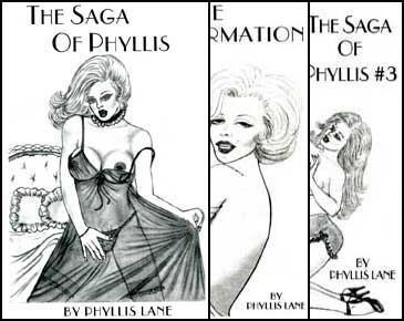 All Three Saga of Phyllis Books by Phyllis Lane mags inc, Reluctant press, crossdressing stories, transgender stories, transsexual stories, transvestite stories, female domination, Phyllis Lane