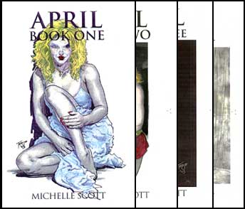 April Book All Four Parts by Michelle Scott mags inc, Reluctant press, crossdressing stories, transgender stories, transsexual stories, transvestite stories, female domination, Michelle Scott