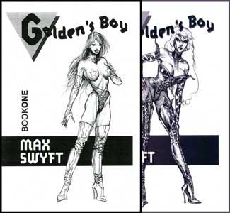 Golden's Boy Books 1 and 2 by Max Swyft mags inc, Reluctant press, crossdressing stories, transgender stories, transsexual stories, transvestite stories, female domination, Max Swyft